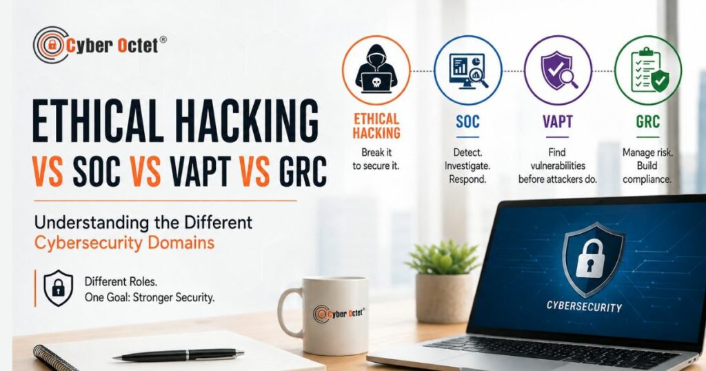 Ethical Hacking vs SOC vs VAPT vs GRC